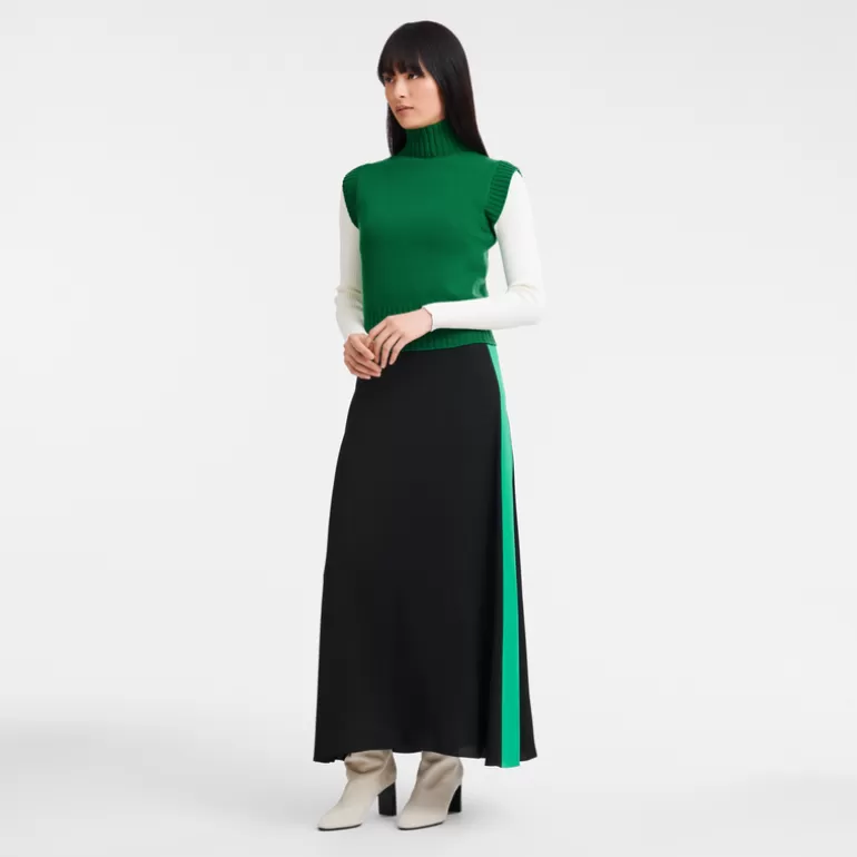 Longchamp High collar no sleeve jumper^Women Tops & Blouses | Knitwear