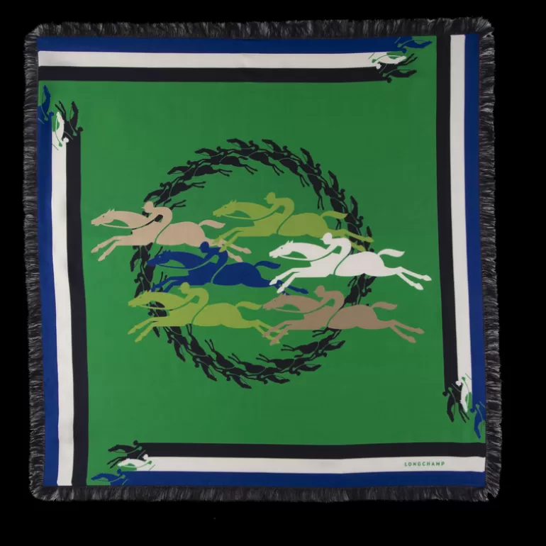 Longchamp Silk scarf 70^Women Silk Scarves