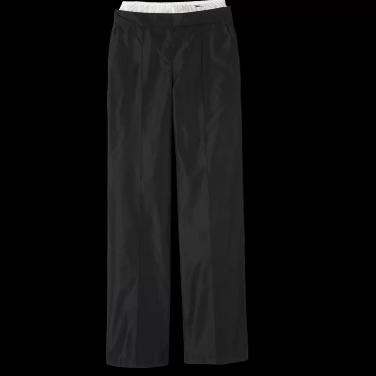 Longchamp Straight pants with patch^Women Trousers & Shorts