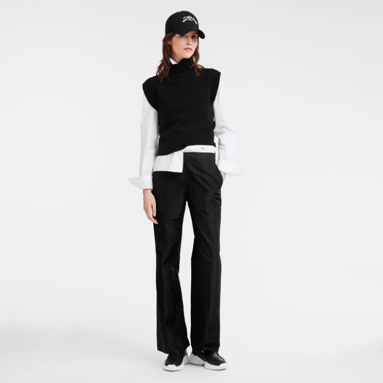 Longchamp Straight pants with patch^Women Trousers & Shorts